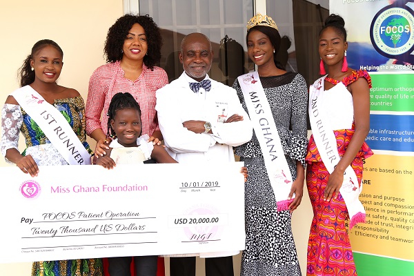 Miss Ghana Foundation pays courtesy visit to FOCOS CEO